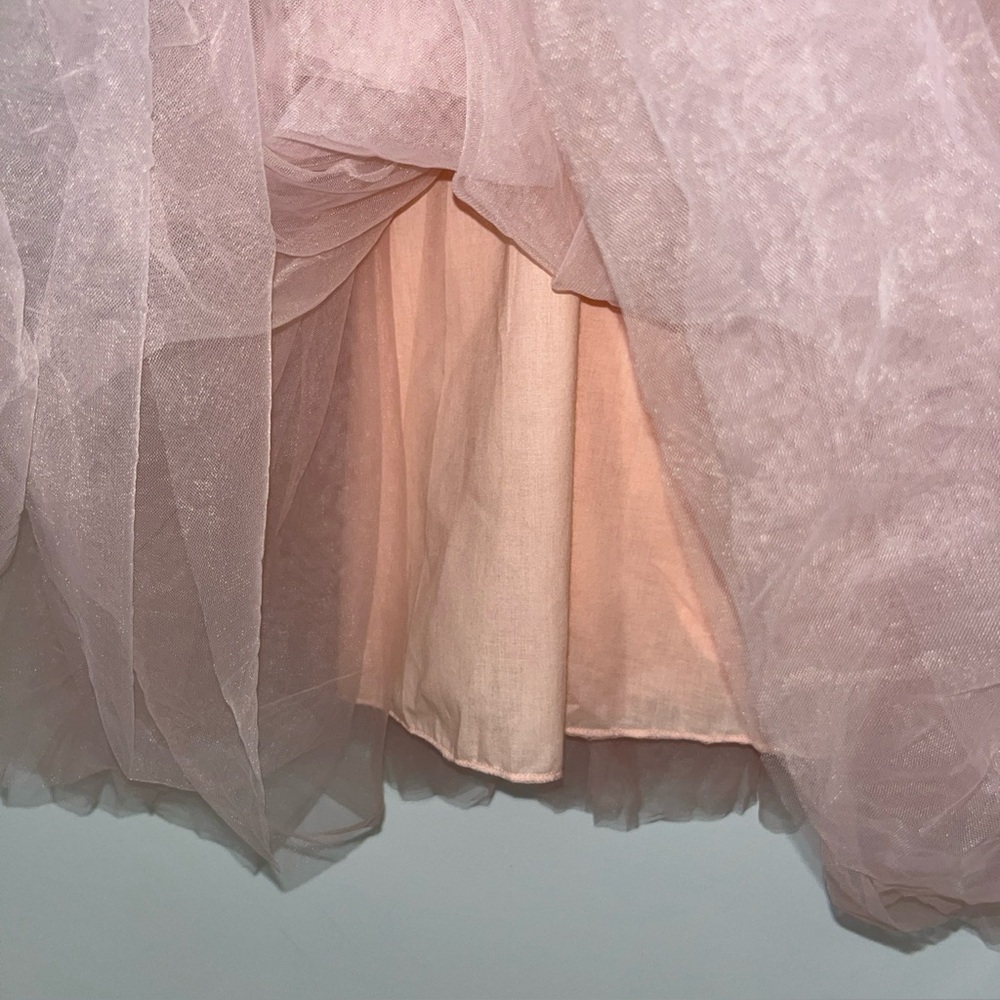 Girl’s Pink Ruffled Tulle Party Dress Size 5/6 Y, 120 cm - Picture 5 of 13